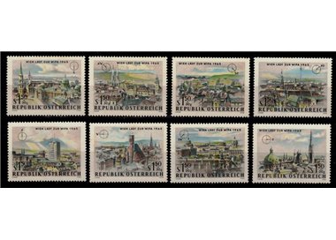 AUSTRIA 1964 Philatelic Exhibition (WIPA) 8v MNH**