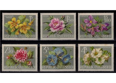 AUSTRIA 1964 Horticultural Exhibition 6v MNH**
