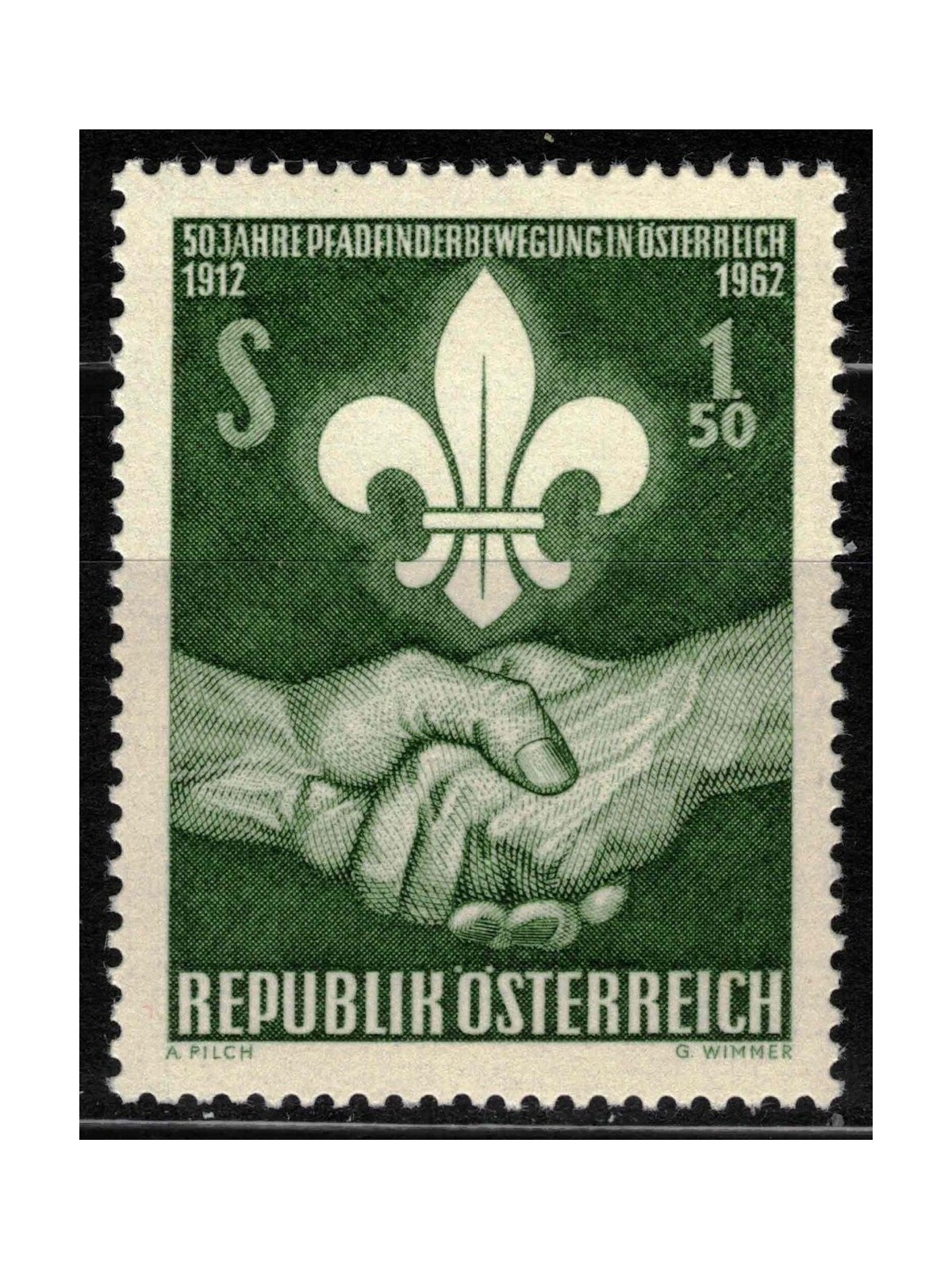 AUSTRIA 1962 Scoutismo austriaco MNH**