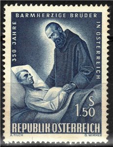 AUSTRIA 1964 Fratelli della Misericordia MNH**