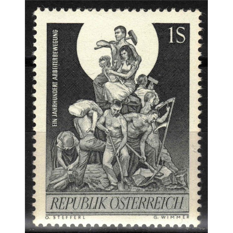 AUSTRIA 1964 Centenary of the Labour Movement MNH**