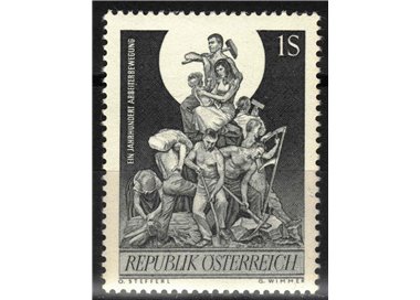 AUSTRIA 1964 Centenario del Movimento Operaio MNH**