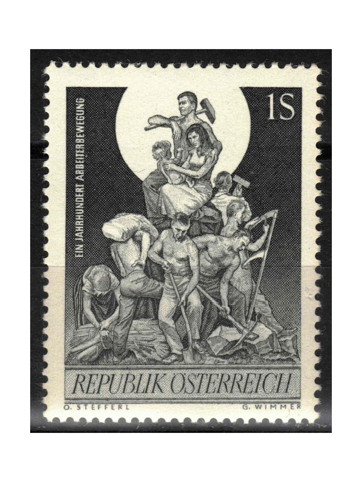 AUSTRIA 1964 Centenary of the Labour Movement MNH**
