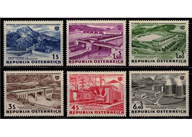 AUSTRIA 1961 Nazionalizzazione dell'Energia Elettrica 6v MNH**