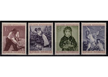 AUSTRIA 1961 House of Artists 4v MNH**