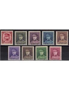 BELGIO 1931-32 Effigie di Re Alberto I 9v MH*