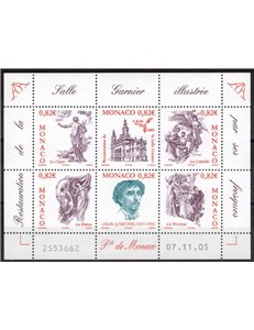 MONACO 2005 Restoration of the Garnier Hall s/s MNH**