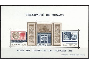 MONACO 1995 Museo dei francobolli BF MNH**
