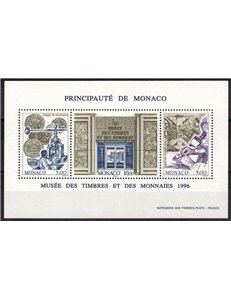 MONACO 1996 Stamp Museum s/s MNH**