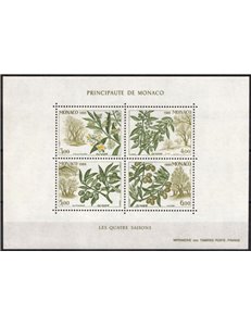 MONACO 1988 Le quattro stagioni dell'ulivo BF MNH**