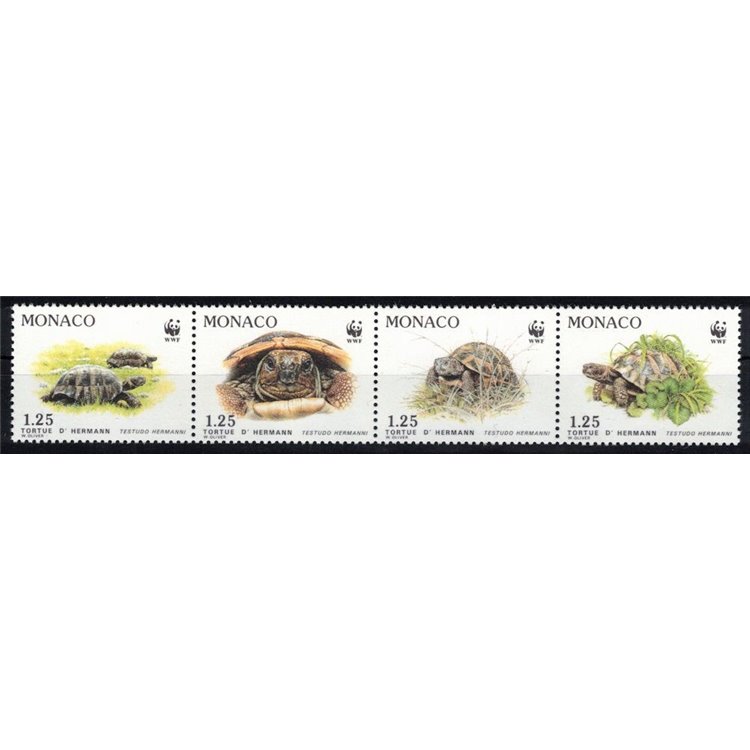 MONACO 1991 Nature Protection (land tortoise) 4v MNH**
