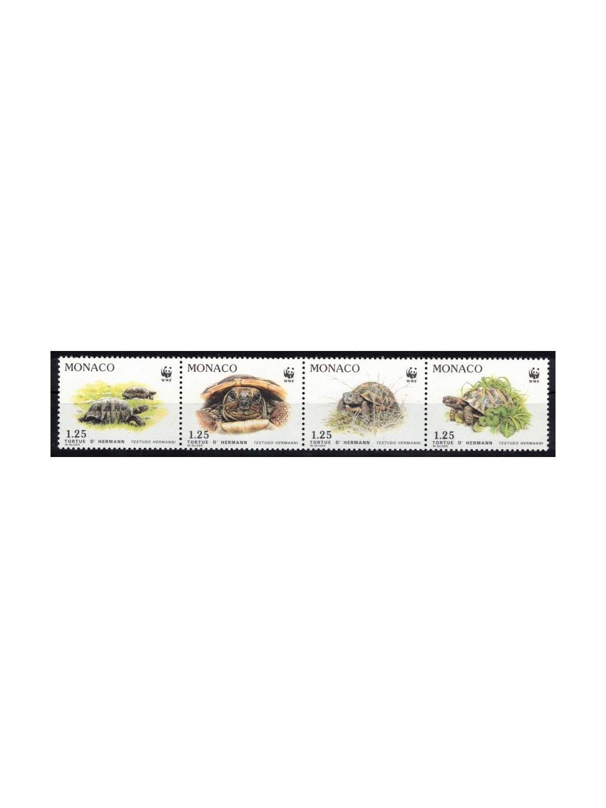 MONACO 1991 Protezione della natura (tartaruga terrestre) 4v MNH**
