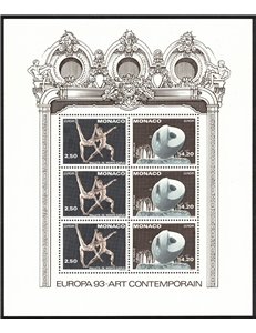 MONACO 1993 Europa BF MNH**