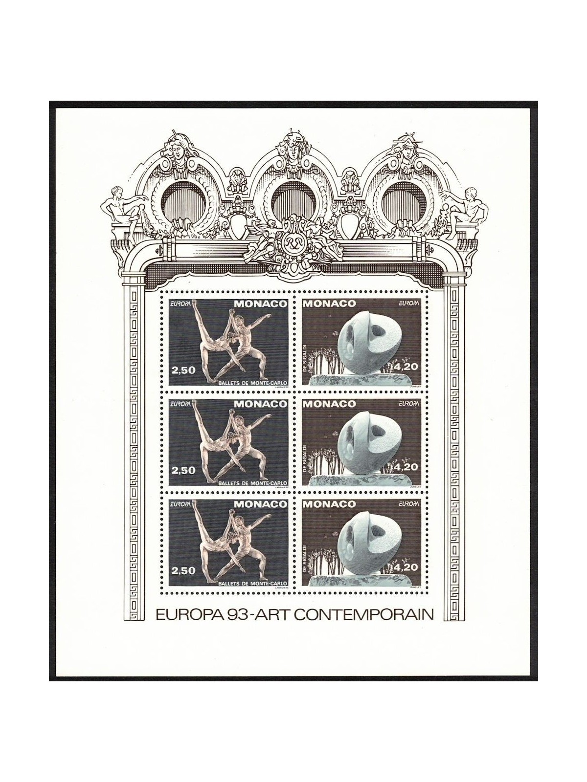MONACO 1993 Europe s/s MNH**