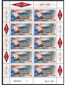MONACO 1996 Automobilismo MF MNH**