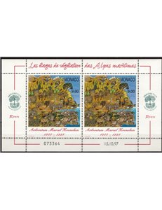 MONACO 1997 Marcel Kroenlein Arboretum m/s MNH**