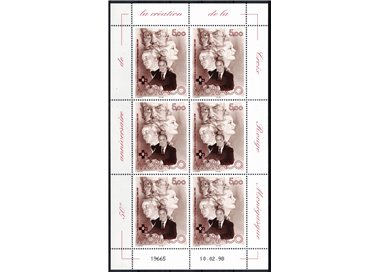 MONACO 1998 Monegasque Red Cross m/s MNH**