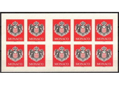 MONACO 2000 Coat of Arms of the Principality booklet MNH**