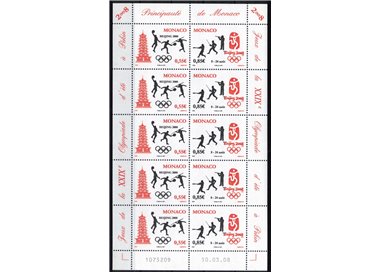 MONACO 2008 Giochi olimpici estivi MF MNH**