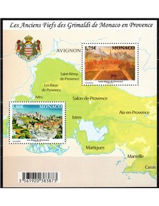 MONACO 2011 Antichi Feudi BF MNH**