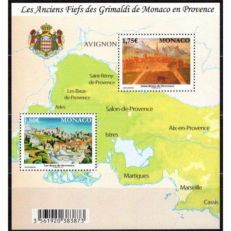 MONACO 2011 Antichi Feudi BF MNH**