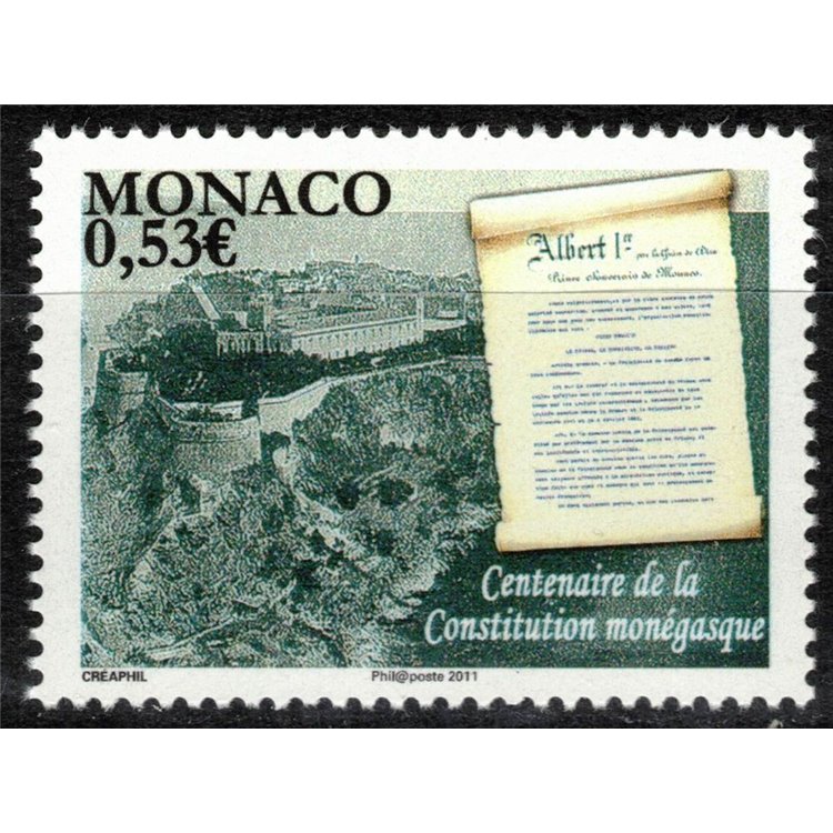 MONACO 2011 Prima Costituzione MNH**