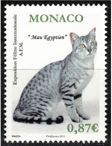 MONACO 2011 Cat Show MNH**