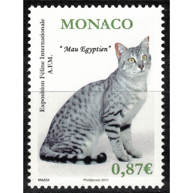 MONACO 2011 Cat Show MNH**