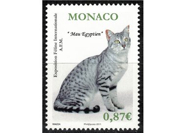 MONACO 2011 Cat Show MNH**