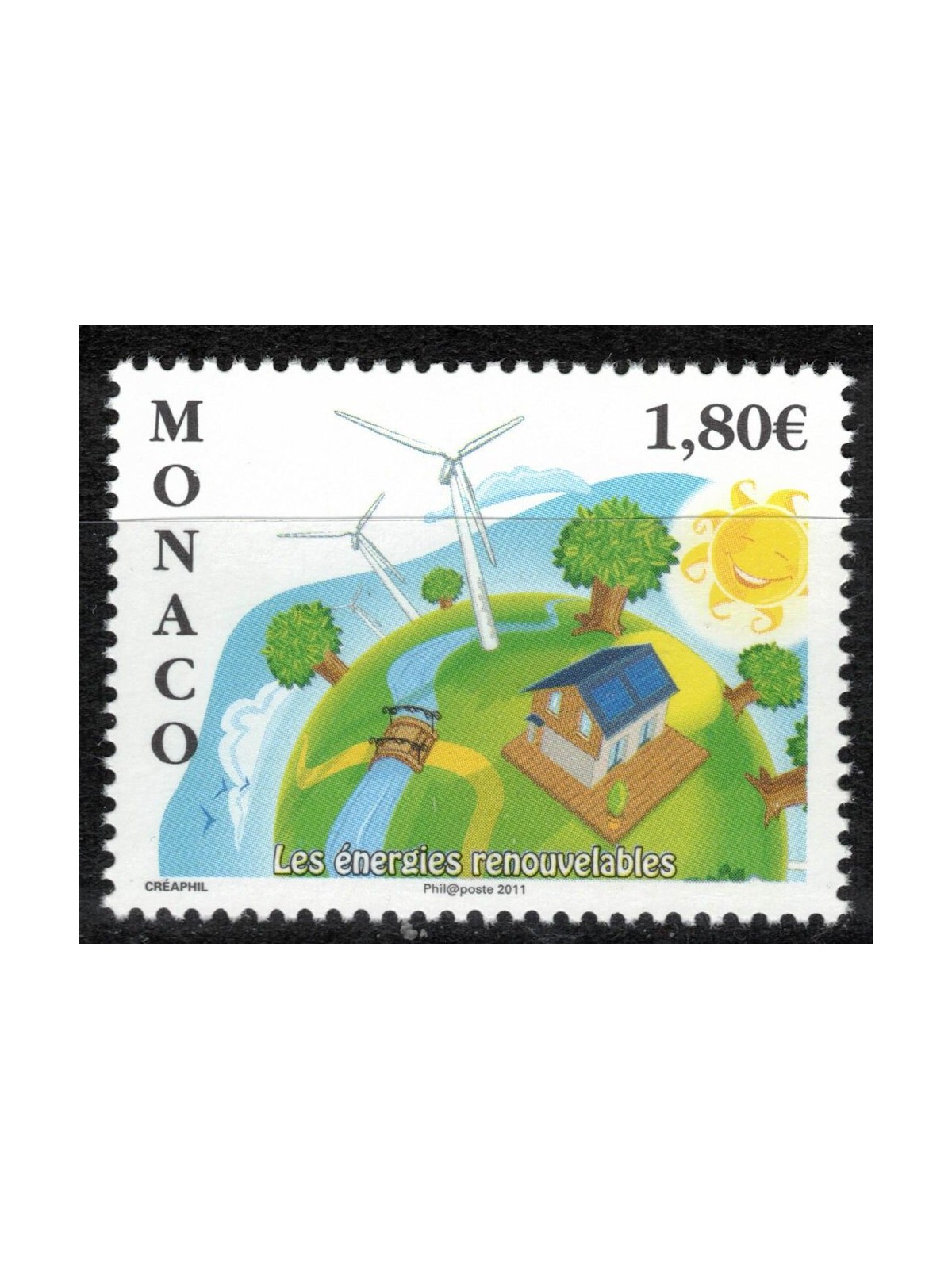 MONACO 2011 Energia rinnovabile MNH**