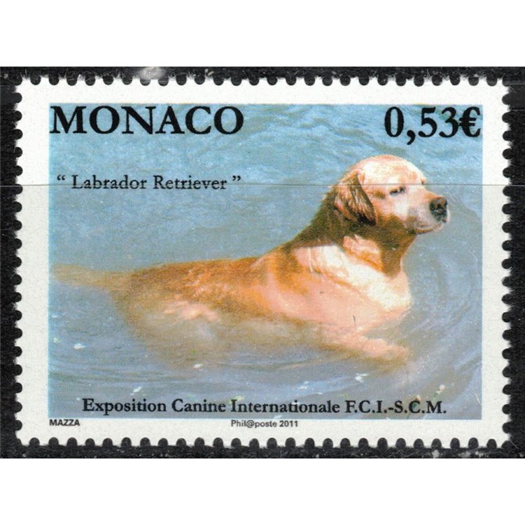 MONACO 2011 Dog Show MNH**