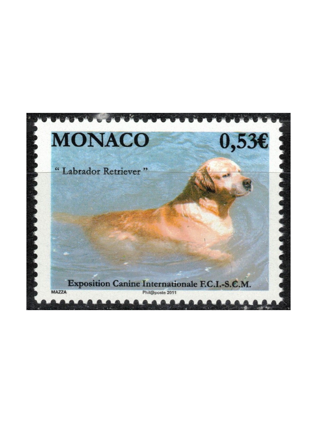 MONACO 2011 Esposizione canina MNH**