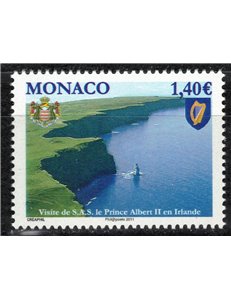 MONACO 2011 Visit of the Prince MNH**