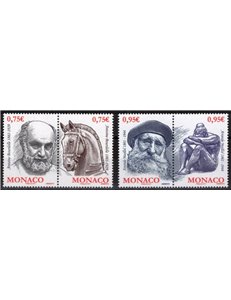 MONACO 2011 Antoine Bourdelle e Aristide Maillol 4v MNH**