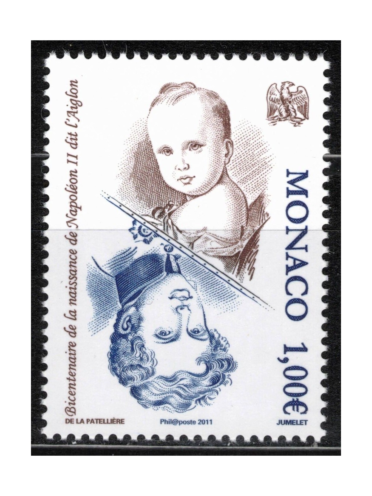 MONACO 2011 Napoleone II (Re di Roma) MNH**