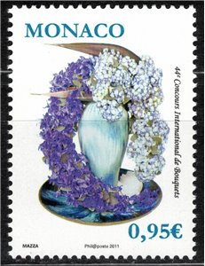 MONACO 2011 Composizione floreale MNH**