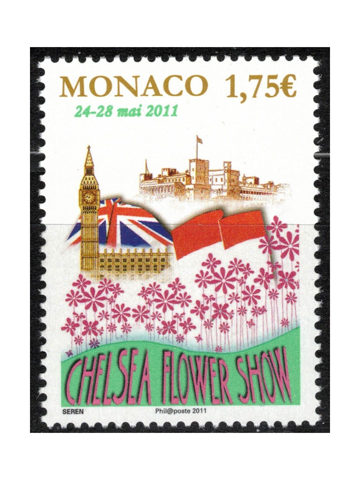 MONACO 2011 Chelsea Flower Show MNH**