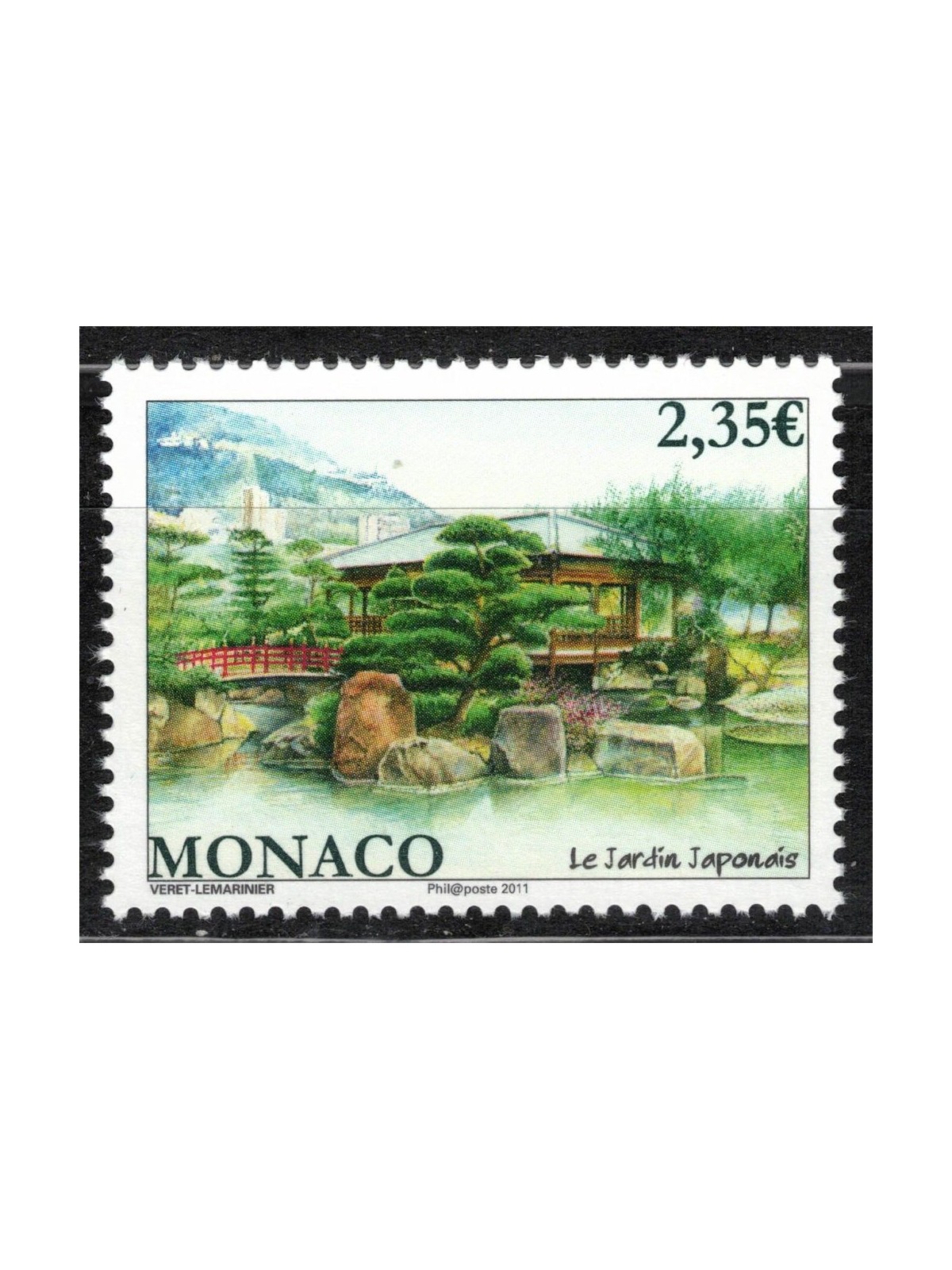 MONACO 2011 Giardino giapponese MNH**