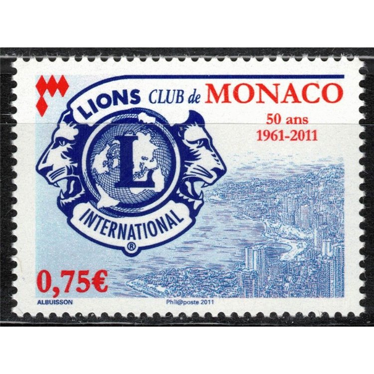 MONACO 2011 Lions Club MNH**
