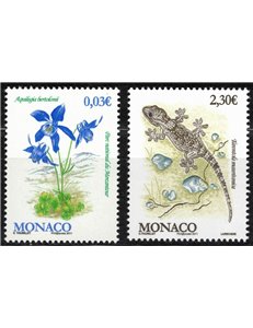MONACO 2011 Fauna and Flora 2v MNH**