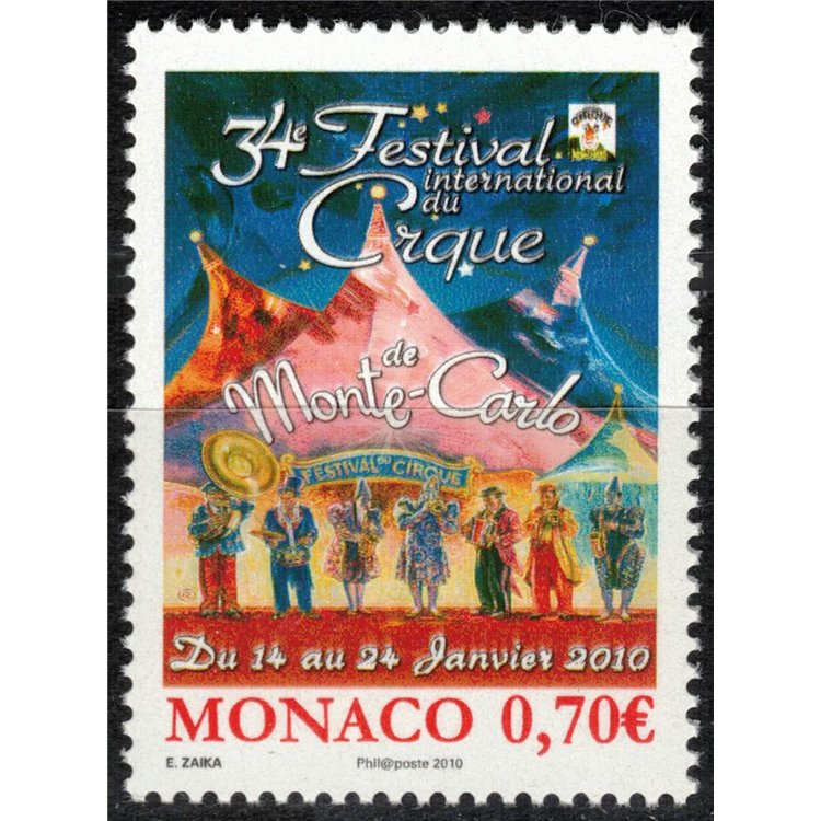 MONACO 2009 International Circus Festival MNH**