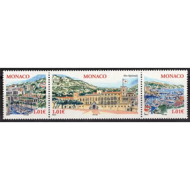 MONACO 2005 National Day 3v MNH**