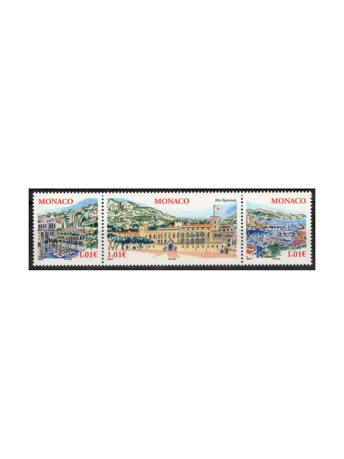 MONACO 2005 Festa Nazionale 3v MNH**