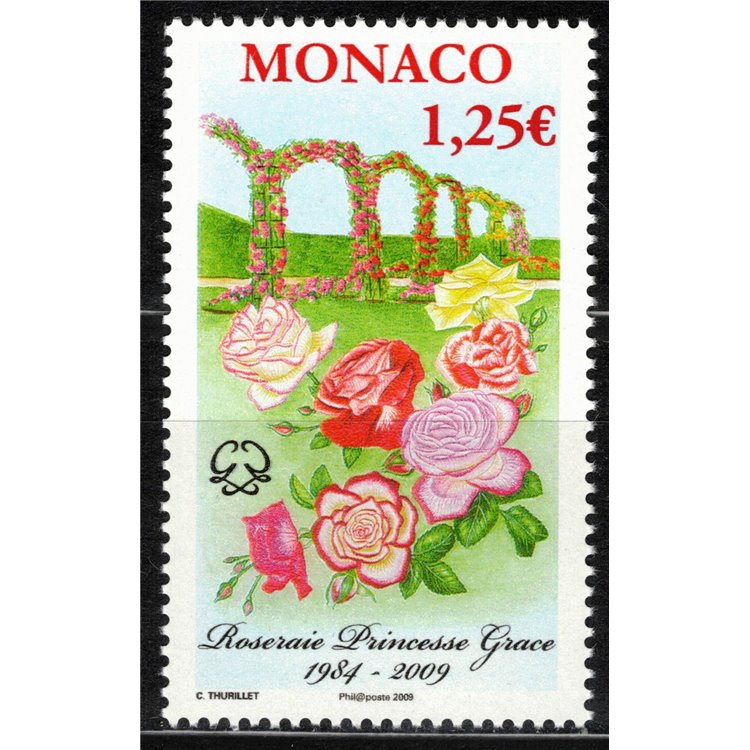 MONACO 2009 Roseto Principessa Grace MNH**