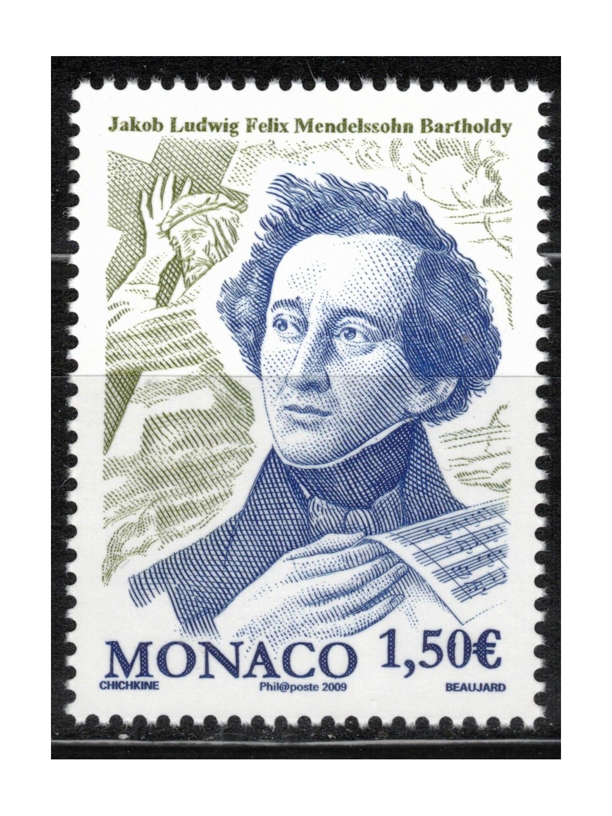 MUNICH 2009 Felix Mendelssohn Bartholdy MNH**