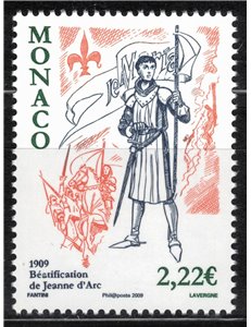 MONACO 2009 Joan of Arc MNH**
