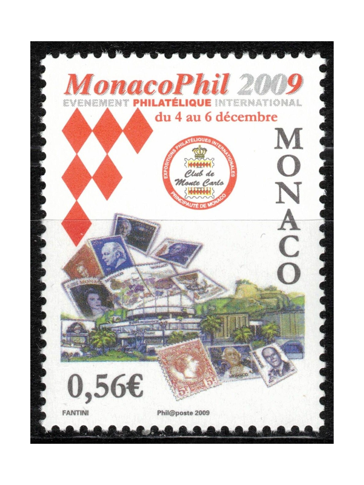 MONACO 2009 International Philatelic Exhibition MNH**