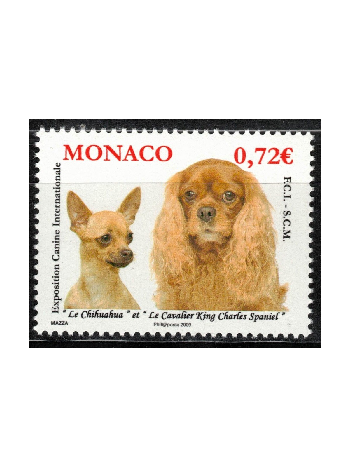MONACO 2009 Esposizione canina internazionale MNH**