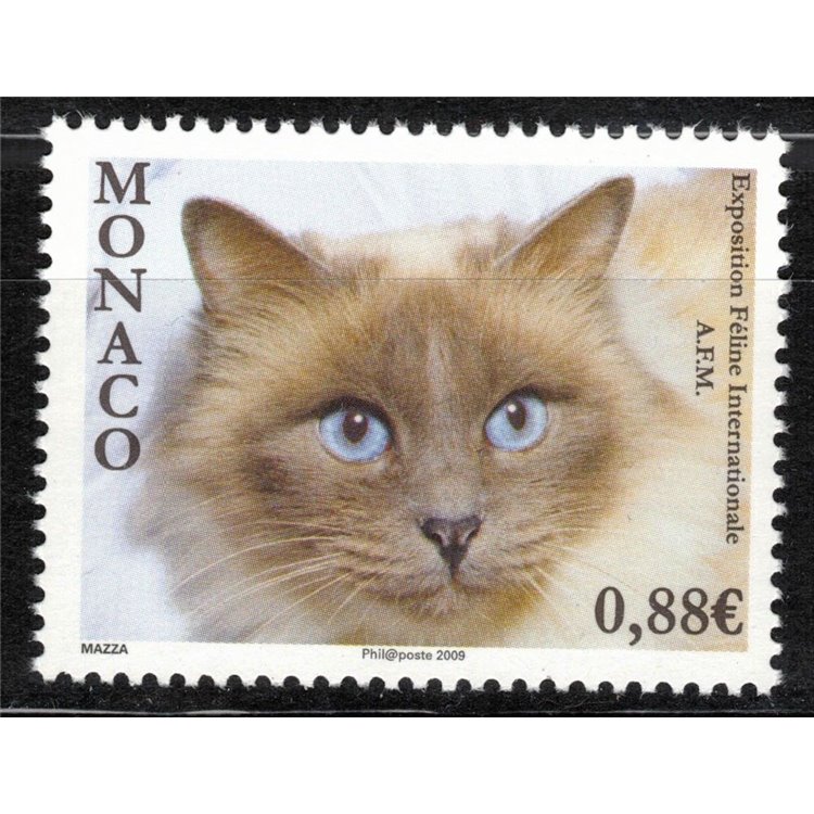 MONACO 2009 Esposizione felina internazionale MNH**
