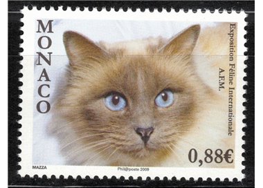 MONACO 2009 Esposizione felina internazionale MNH**